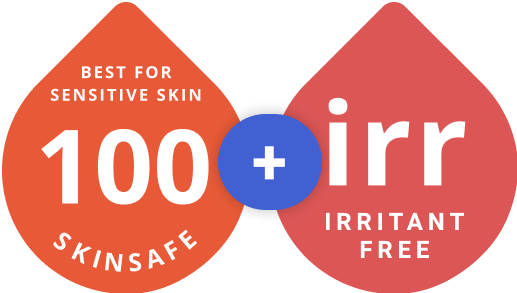 Irritant Free and 100 SkinSafe